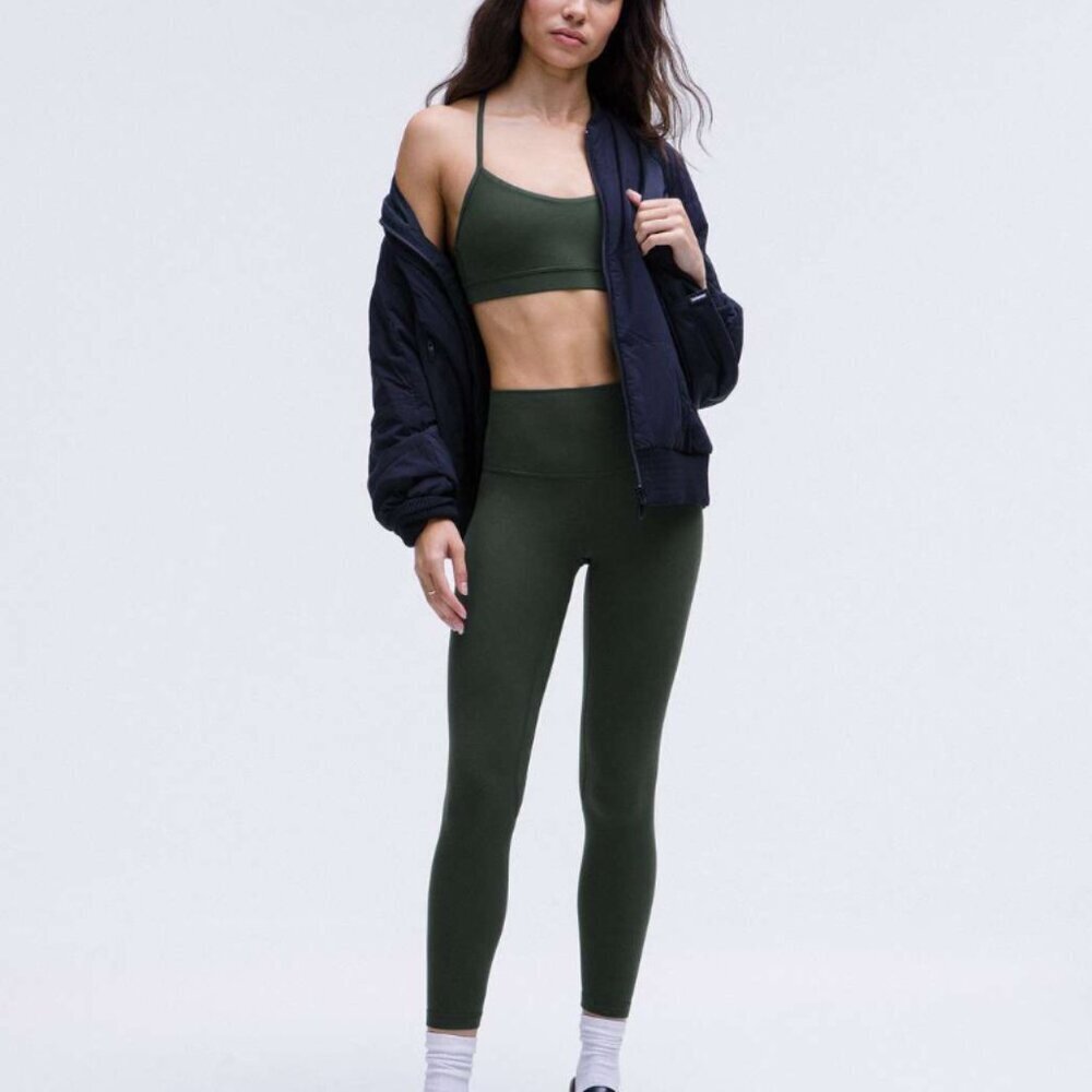 LULULEMON Align High-Rise Pant 25 Legacy Green Size 6 casual workout